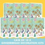 Gingerbread Decorations Kit Case Of 10