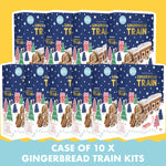 Gingerbread Train Decorating Kit Case Of 10