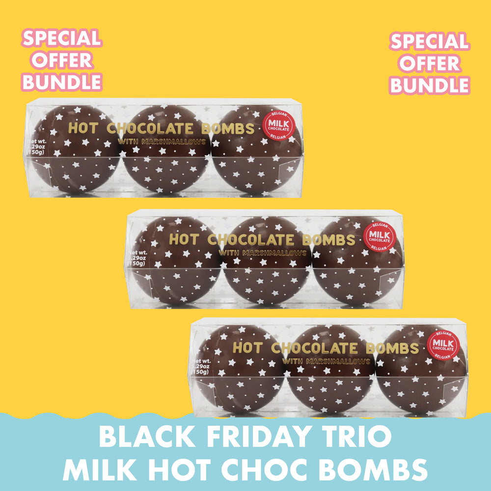 BLACK FRIDAY SPECIAL OFFER - Trio Pack Milk Hot Chocolate Bundle