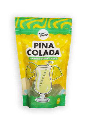 Pina Colada Cocktail Flavour Jelly Sweets Pouch (Alcohol Free) 140g