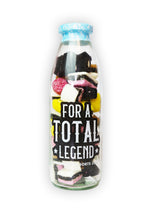 ‘For a Total Legend’ Liquorice Allsorts Message Bottle 350g