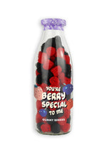 'You're berry special to me" Gummy Berries in a Glass Bottle 340g